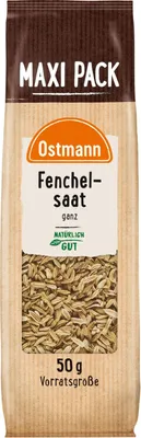 Produktbild von Ostmann Fenchelsaat ganz Nachfüllpackung süßliches Aroma 50g