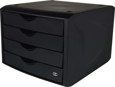 Produktbild von Soennecken Schubladenbox oeco 1614 schwarz