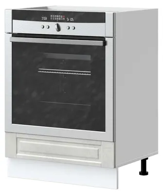 Produktbild von Küchenschrank, Ofenschrank, Porto Betongrau, Holzwerkstoff