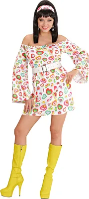 Produktbild von "70s MOD" (Kleid, Gürtel, Stirnband) - Größe: L