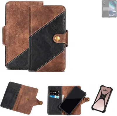 Produktbild von K-S-Trade Handyhülle Schutzhülle Bookstyle Case kompatibel mit UMIDIGI Bison X20 Klapphülle Cover Hülle Schutztasche 1x