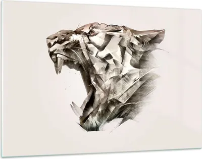 Produktbild von Bilder auf glas - tiger tier - 120x80cm - Glasbilder - Wandbilder - Bilder - Kunstdruck - zum Aufhängen bereit - Wanddekoration aus Glas - Glas Bilder - Wandbild auf Glas - Einteilig - GAA120x80-4113