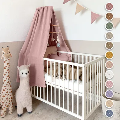 Immagine prodotto di Tenda a baldacchino in cotone al 100% per bambini
