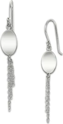 Produktbild von SilberDream Ohrringe Oval Damen 925 Silber Ohrhänger Markenschmuck SDO8806J
