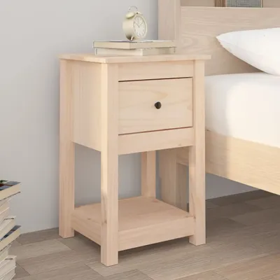 Produktbild von vidaXL Noční stolek 40x35x61,5 cm Masivní borovicové dřevo