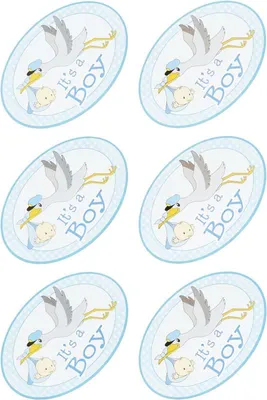 Produktbild von Sticker It's a Boy 2 Bögen blau
