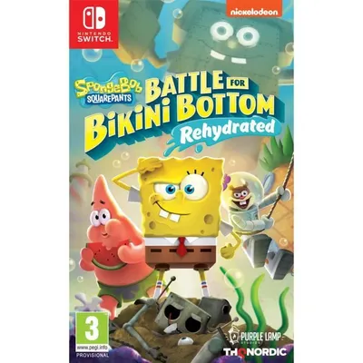 Produktbild von THQ Nordic Spongebob SquarePants : Battle for Bikini Bottom - Rehydrated, Nintendo Switch, Multiplayer-Modus, E10+ (Jeder über 10 Jahre), Physische Medien