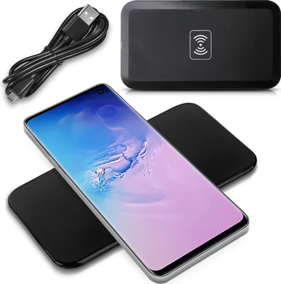 Produktbild von Für QI Wireless Schnell Ladegerät für Samsung Galaxy S10e S10 Plus Induktives Laden