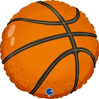 Produktbild von Basketball-Folienballon - 46 cm