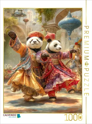 Produktbild von CALVENDO Puzzle Panda | 1000 Teile Lege-Größe 64x48cm Foto-Puzzle für glückliche Stunden