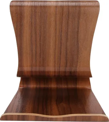 Produktbild von Handyhalter aus Holz für Tischplatten, Tablethalterung für Bett, Büro, Schreibtisch, braun