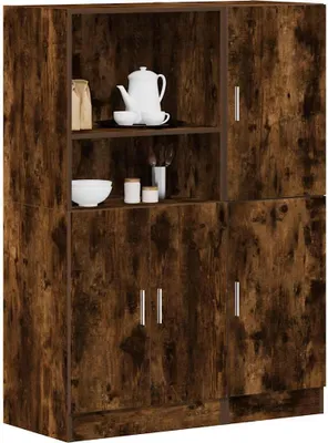 Produktbild von Maison Exclusive - 2-tlg. Küchenschrank-Set Räuchereiche Holzwerkstoff