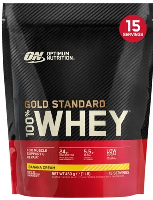 Imagen del producto de Optimum Nutrition | 100% Whey Gold Standard, sabor plátano