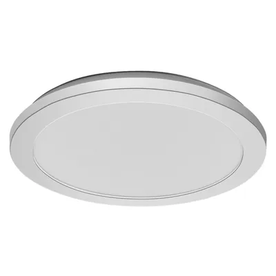 Produktbild von LEDVANCE ORBIS Disc Wand-/Deckenleuchte mit LED, Chrom, 22W, 1800lm, 3000/4000K, über Wandschalter mit Click CCT einstellbar, 30cm Durchmesser, IP44 Schutz für Badezimmer, Schrauben/Dübel inklusive