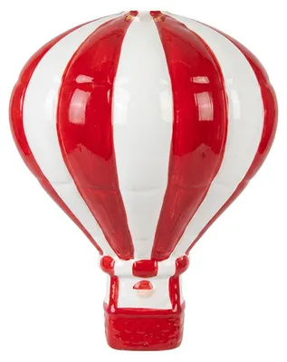 Produktbild von Clayre & Eef Weihnachtsanhänger Ballon Weiß Kunststoff