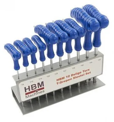 Immagine prodotto di Set di 10 chiavi a T con inserti Torx