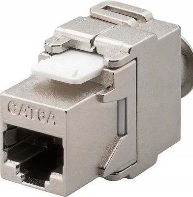 Produktbild von Microconnect KEYSTONE-10, Grau, RJ-45, Buchse, Cat6a, 500 MHz, 30 g