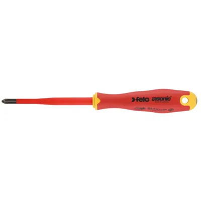 Produktbild von felo Schraubendreher E-Slim Ergonic VDE 415 Pozidriv - PZ1, PZ2 - DIN EN 60900  - AC 1000 V,  Germany Größe:1