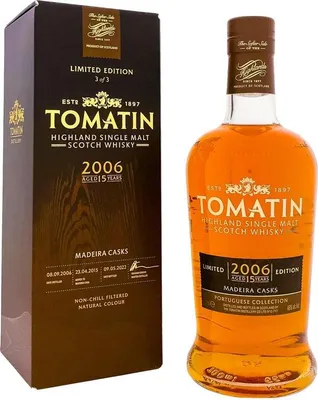 Produktbild von Tomatin Madeira Cask Portugese Collection 2006 + Box 700ml 46% Vol.