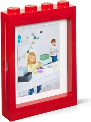 Productafbeelding van LEGO 41131730, LEGO fotolijst, (B)191 x (H)268 mm, rood