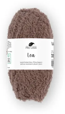 Produktbild von Pro Lana LEA Babyplüsch Garn 25 g Ultraweiches Garn für Baby & Kuschelprojekte 90m Farbe 018 - teddy