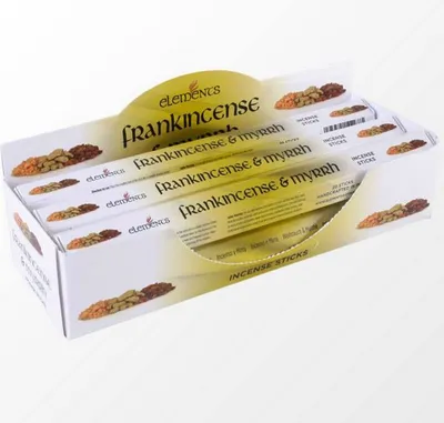 Obrázok produktu pre Elements - Kadidlové tyčinky, kadidlo a myrha, balenie 6 ks SD2056 (jedna veľkosť) (farebné)