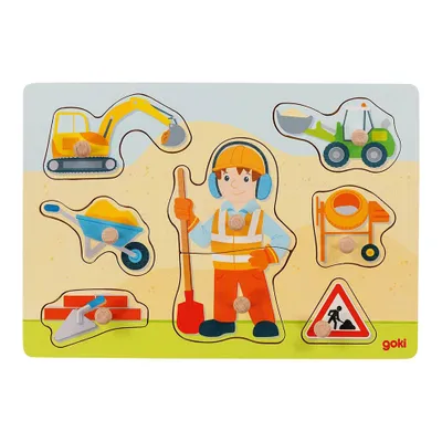 Produktbild von Steckpuzzle Bauarbeiter