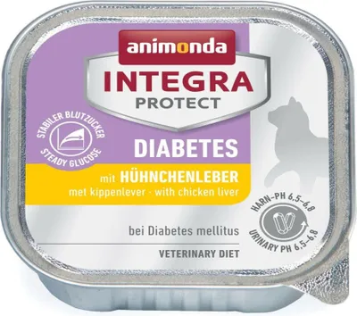 Produktbild von animonda INTEGRA PROTECT - Diabetes, Adult, Huhn, Leber, 100 g