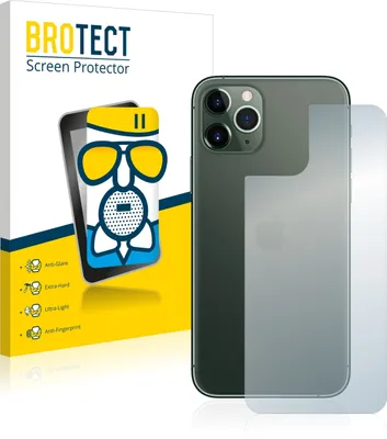 Produktbild von BROTECT Entspiegelungs Schutzglas für Apple iPhone 11 Pro (Rückseite) Schutzfolie Panzer Folie Glas Display Schutz matt