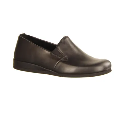 Produktbild von Herren Hausschuh Rohde 6420-90, Hüttenschuh, Warmfutter, Schwarz, Leder, NEU - Haus - hÜttenschuhe Herren Hausschuhe, Schwarz, leder (softnappa)