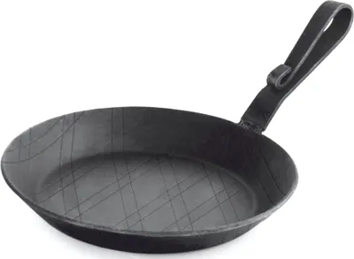 Produktbild von Eisenpfanne gebogener Griff Ø24cm