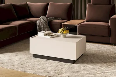 Immagine prodotto di Tavolino allungabile DENALI - cashmere / nero