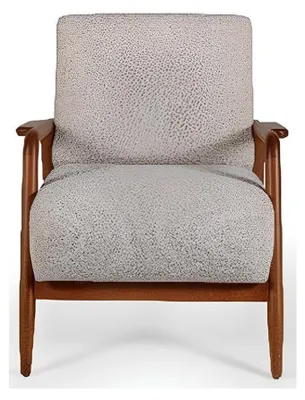 Immagine prodotto di Elegante poltrona color beige  Poltrona in morbido tessuto per il soggiorno
