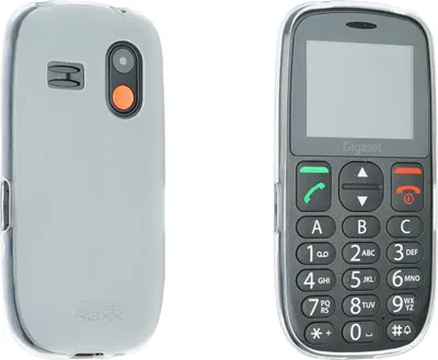 Image de caseroxx Housse de protection TPU compatible avec Gigaset GL395, étui de téléphone portable en caoutchouc transparent