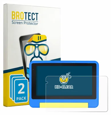 Produktbild von 2x Für Bufo Kids Tablet 7" Schutzfolie BROTECT Displayschutz Display Schutz Folie Klar Transparent