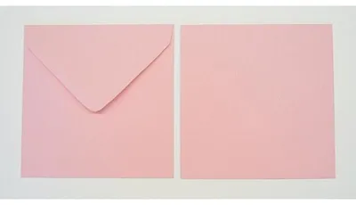 Produktbild von Briefumschläge 130x130mm 100g/qm gummiert VE=100 Stück rosa
