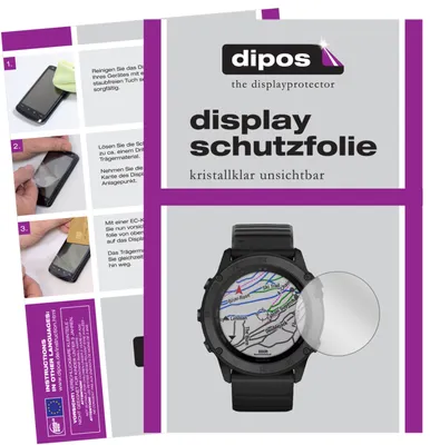 Obrázek produktu pro 2x ochranná fólie pro Garmin tactix Delta clear screen protector film ochrana displeje dipos