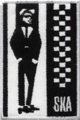 Produktbild von Ska - Aufnäher Schwarz/Weiß