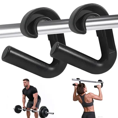 Produktbild von 2 Fitnessgriffe, 90-Grad-Haken, rutschfeste Widerstandsbänder, Kabelzuggriffe