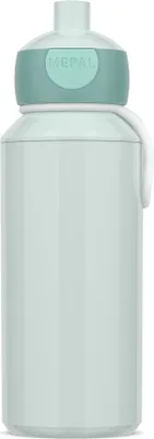 Produktbild von Mepal - Trinkflasche Pop-up Campus - Wasserflasche - Auslaufsichere Flasche für die Schule - Wiederverwendbar - BPA-frei & Spülmaschinenfest - 400 ml - Cool mint
