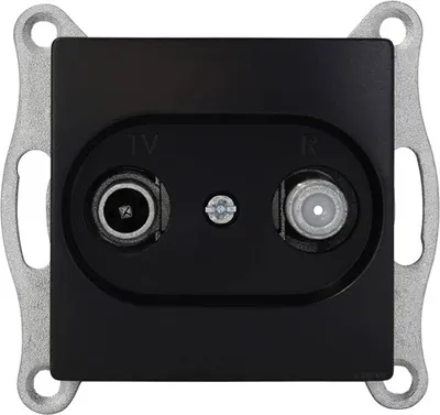 Produktbild von Gunsan Visage Sat TV Steckdose End Schwarz
