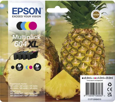 Produktbild von Epson Multipack 4-colours 604 XL T 10H6