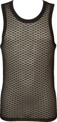 Immagine prodotto di Canotta uomo EMPORIO ARMANI canottiera spalla larga tessuto logato trasparente elasticizzato articolo 112049 4F527, EUR L - CN 175/95 - BR G - MX G, Poliammide 76%,Spandex 24%