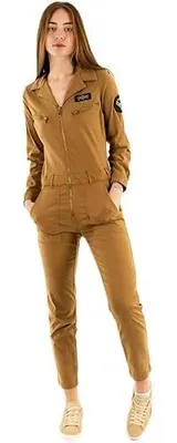 Imagen del producto de Mono para mujer Schott NYC, modelo Trjump21w, color terracota, talla 42