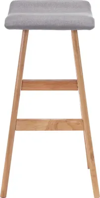 Immagine prodotto di vidaXL Sgabello da bar in tessuto grigio chiaro