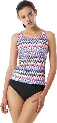 Produktbild von LULUWINGX Damen Tankini Badeanzug, Größe 2XL, Multicolour