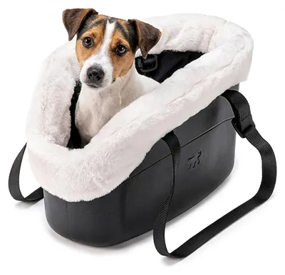 Productafbeelding van Ferplast hondenrugzak, geschikt tot 8 kg, waterafstotend, met padding, zwart, 43,5 x 21,5 x 27 cm