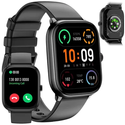 Produktbild von Pulsuhr Smartwatch mit ChatGPT AMOLED-Display Digitale Krone IP68 Digitaler Smartwatch mit Telefonfunktion neu