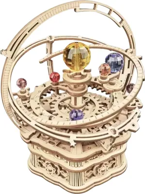 Obrázok produktu pre FORSMANO 3D drevené puzzle Hviezdna noc Hudobná skrinka Stavebná sada, s 84 dielikmi, DIY stavebná sada Hračka Darček pre deti a dospelých