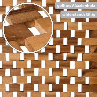 Immagine prodotto di Tappetino in legno di acacia - Antiscivolo - Dimensioni 40 x 60 cm